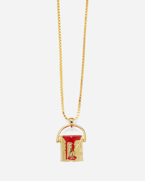 Paint Bucklet Necklace Gold