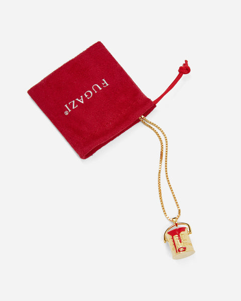 Paint Bucklet Necklace Gold