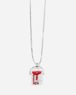 Paint Bucket Necklace White Gold