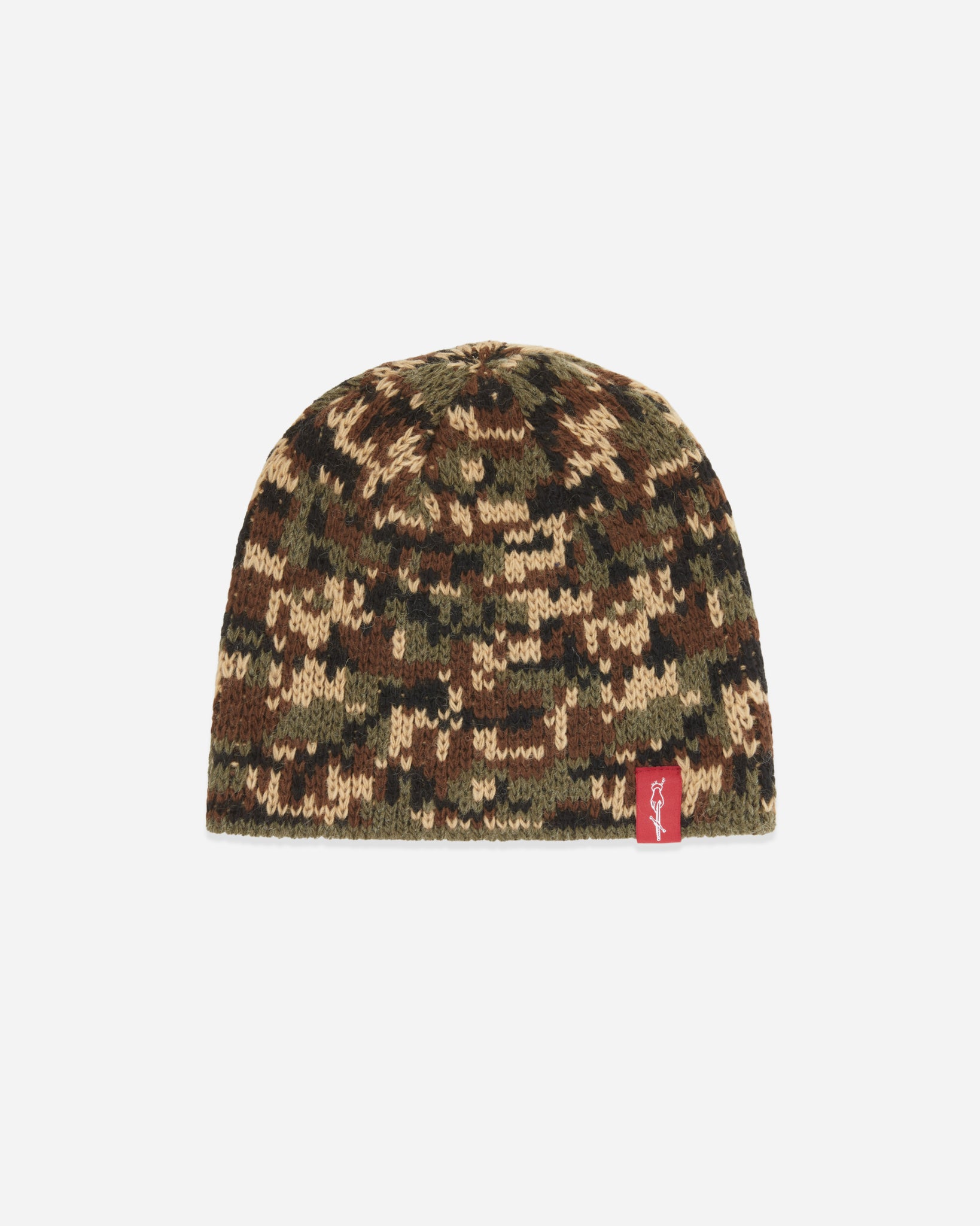 Mini Camo Knit Beanie
