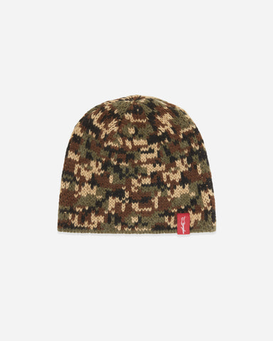 Mini Camo Knit Beanie