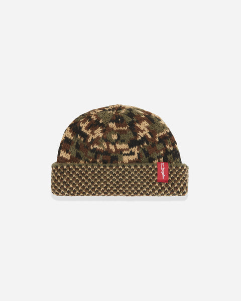 Mini Camo Knit Beanie