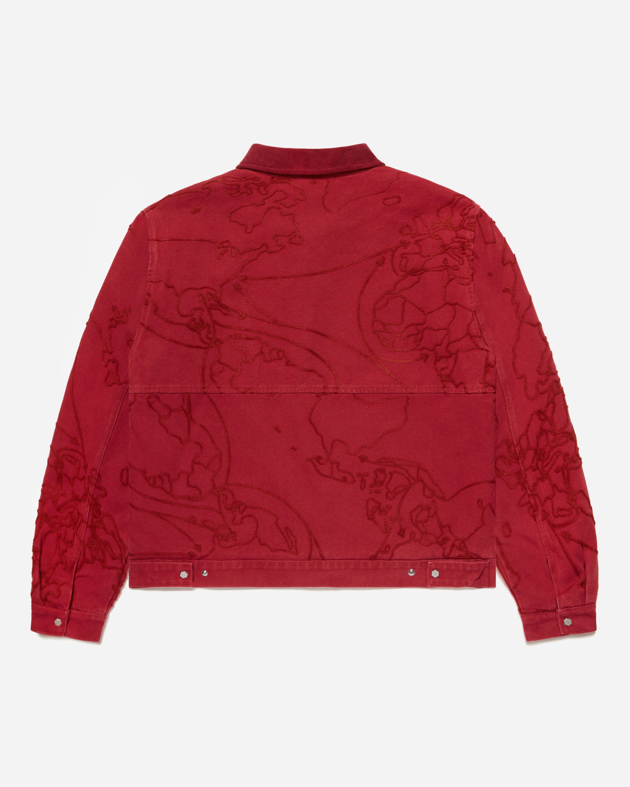 ★FRITUR★ The DAISY Stitch Work Jacket Red_F241JK02 The DAISY Stitch Work Jacket Red_F241JK02 - FRITUR