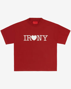 Irony Tee Red