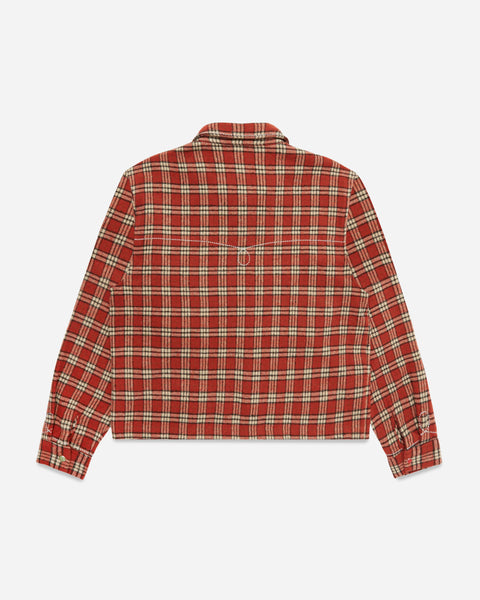 Stone Snap Flannel Red