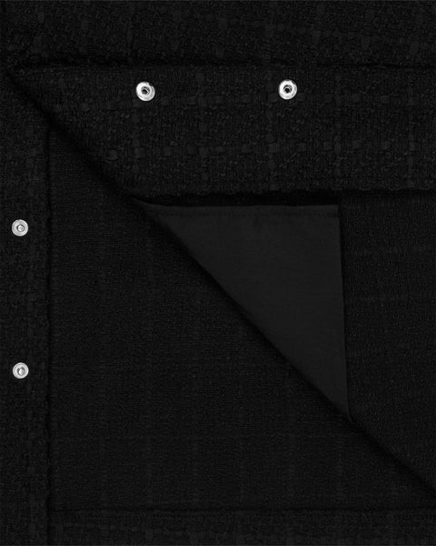 Shotgun Tweed Shirt Black