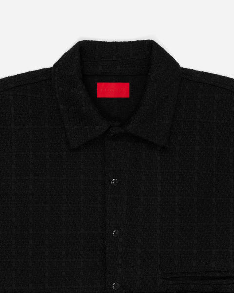 Shotgun Tweed Shirt Black