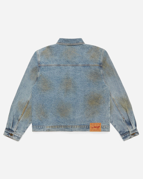 Stone Rivet Denim Jacket Mud Washed