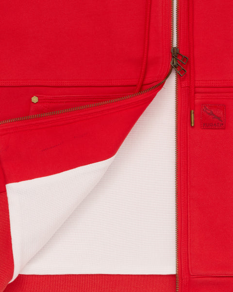 Super Duty Zip Hoodie Red