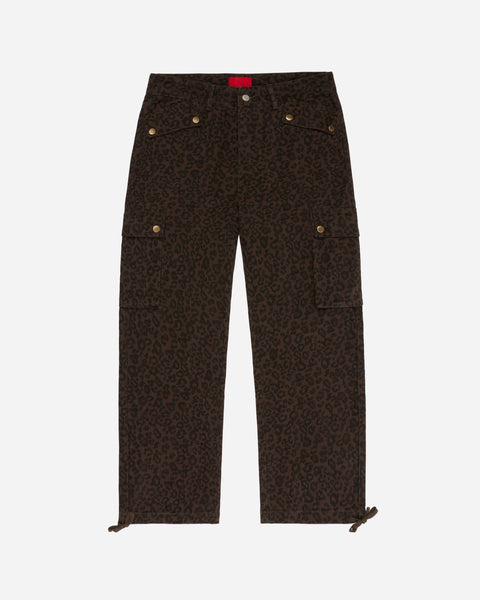 Textured Cargo Pant Leopard