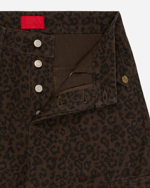 Textured Cargo Pant Leopard