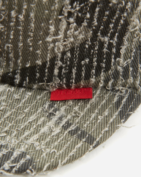 Textured Mini Brim Hat Camo