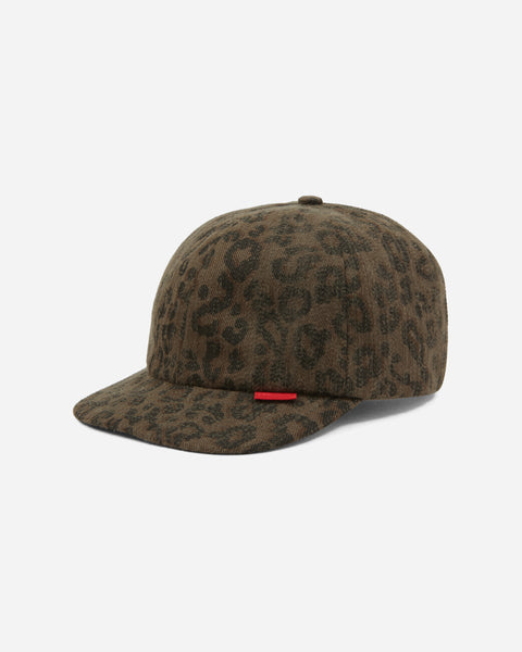 Textured Mini Brim Hat Leopard