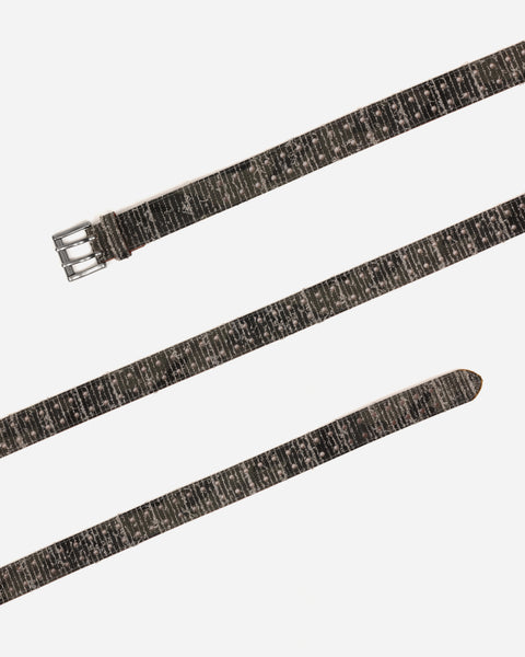 Textured Double Prong Belt Leopard