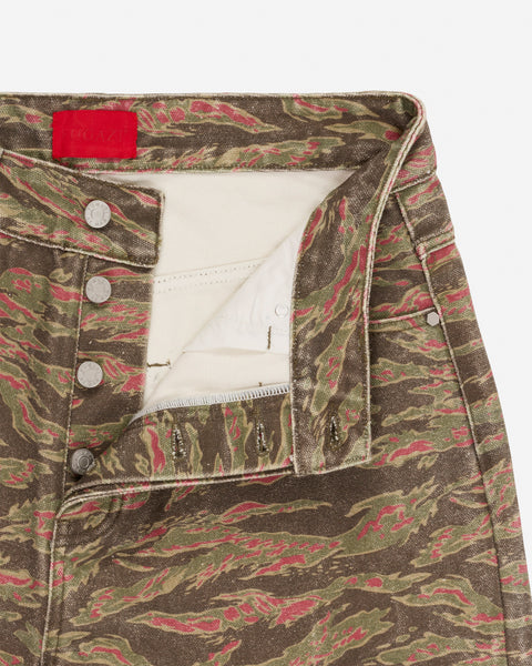 Washed Tiger Camo Work Pant Olive