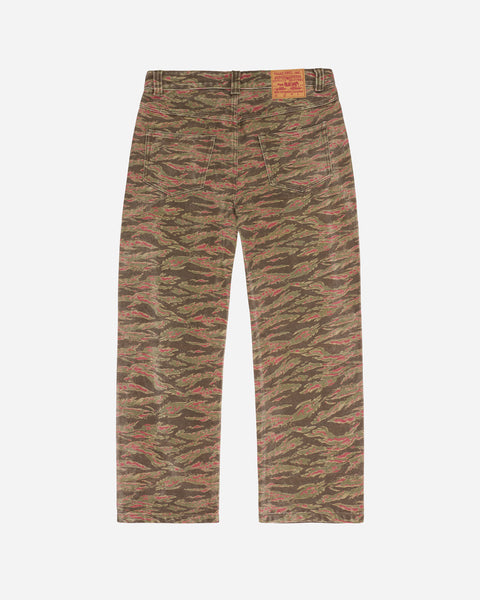 Washed Tiger Camo Work Pant Olive