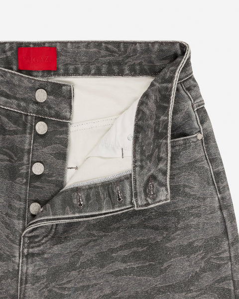 Washed Tiger Camo Work Pant Grey