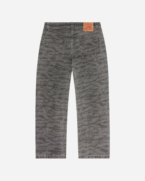 Washed Tiger Camo Work Pant Grey