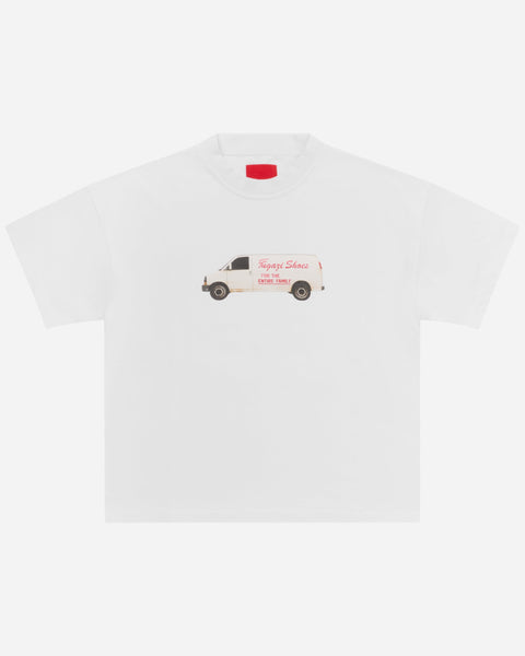 FUGAZI® Truck Tee White – washed 10oz cotton t-shirt