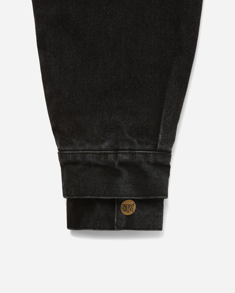 Western Snap Denim Jacket Black/Tweed