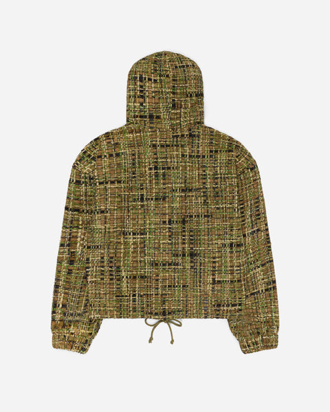 Tweed Zip Hoodie Camo