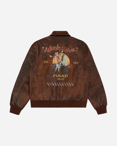 Two Tooth Leather Bomber