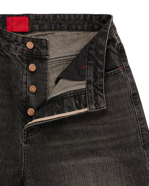 FUGAZI® Good Denim Shorts Washed Black, image 2 of 5