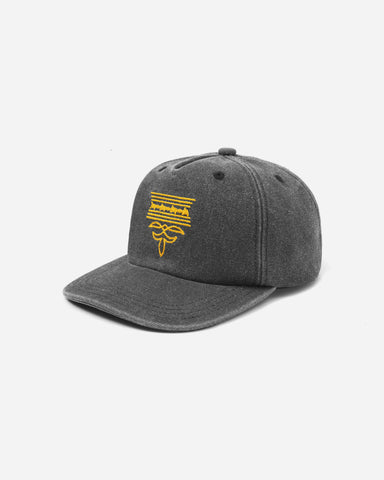 Medallion Hat Washed Black