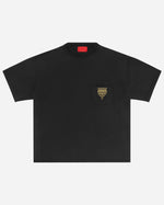 Medallion Pocket Tee Washed Black