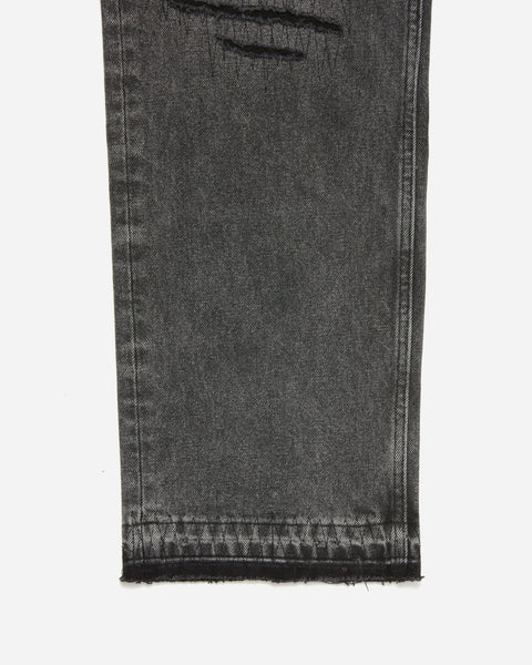 Stone Rivet Jeans Washed Black