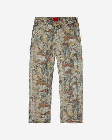 Washed Double Knee Work Pant Tree Camo