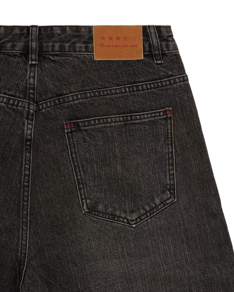 FUGAZI® Good Denim Shorts Washed Black, image 5 of 5