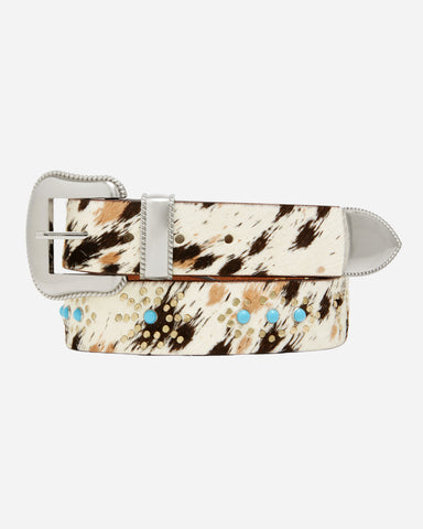 Western Belt Spotted Pony Hair