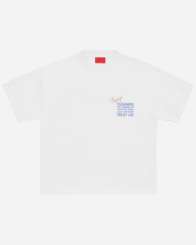 Laundromat Tee White