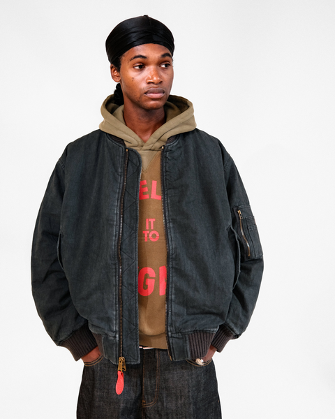 FUGAZI® FA-1 Bomber Jacket Black, image 2 of 8