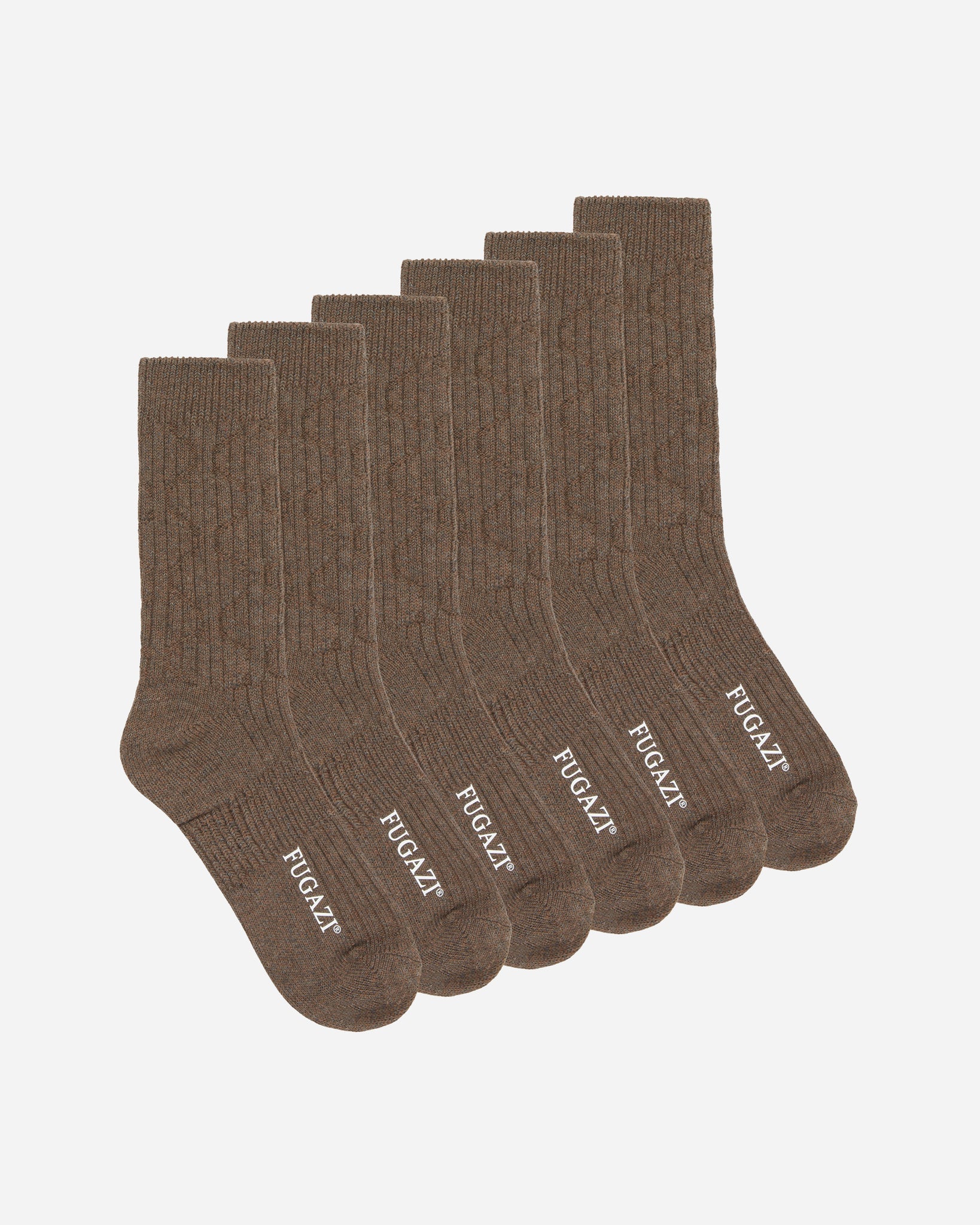 Liner Knit Sock Bundle Brown