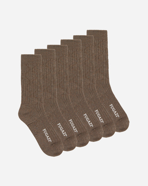 Liner Knit Sock Bundle Brown