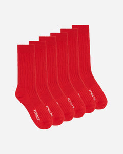 Liner Knit Sock Bundle Red