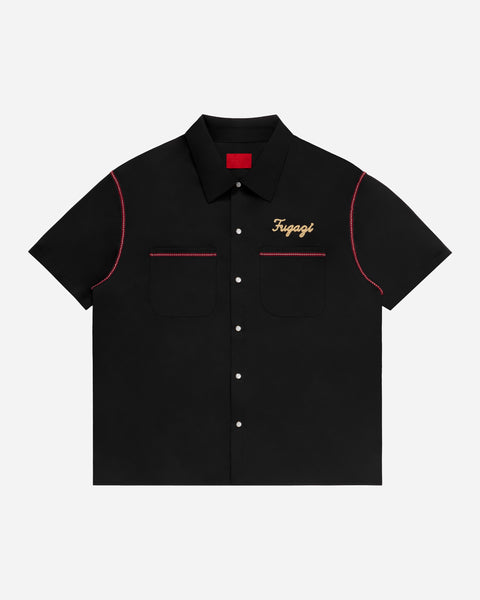 Accidents Bowling Shirt Black