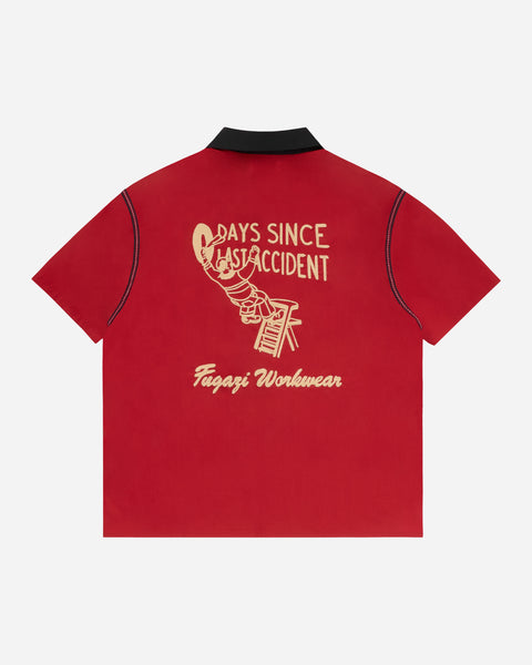 Accidents Bowling Shirt Red