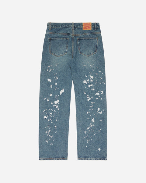 Chain Splatter Jeans Dark Washed